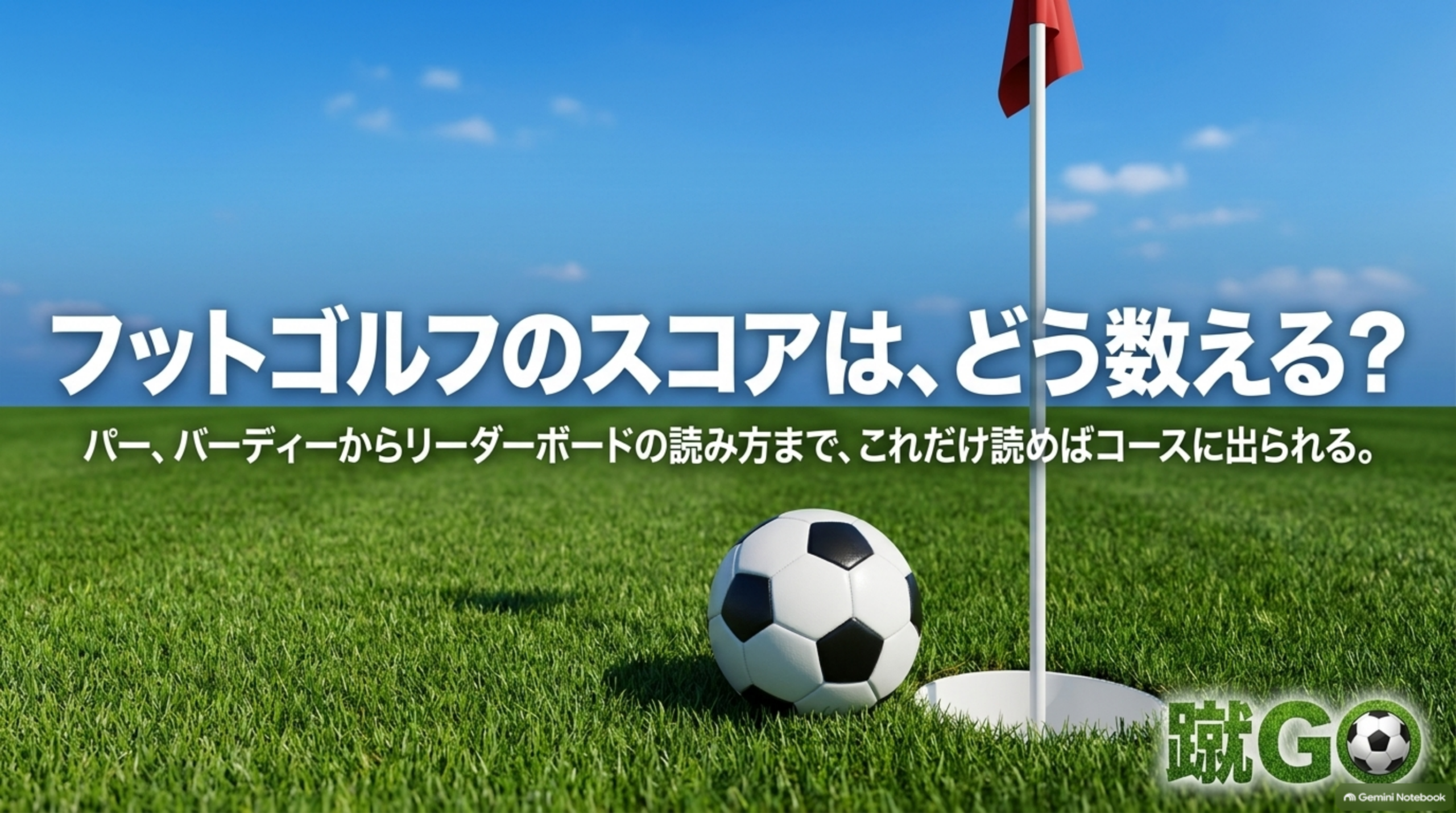 フットゴルフのスコアは、どう数える？パー、バーディーからリーダーボードの読み方まで