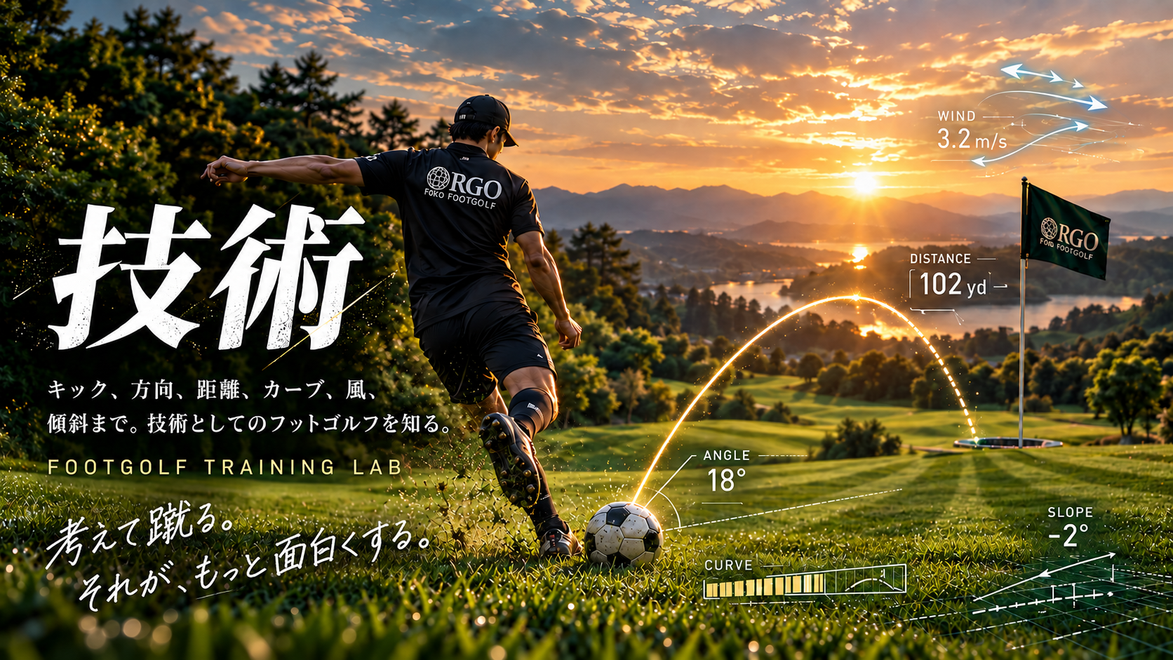 フットゴルフの技術